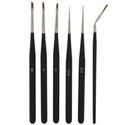 Deals 🧨 Deals 🧨 Hobby Paint Brushes - 6 Piece Set 😀 ✔️