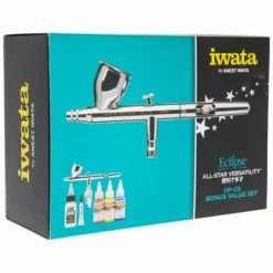 Flash Sale 😍 Deals 💯 Iwata Eclipse All-Star Versatility HP-CS Airbrush Kit 🛒 💯